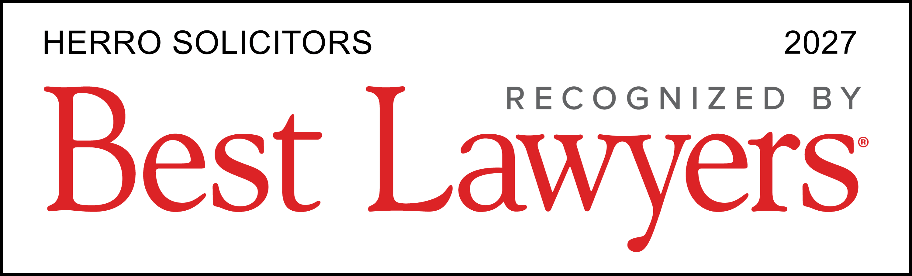 Herro Solicitors - Recognized by Best Lawyers Australia 2027